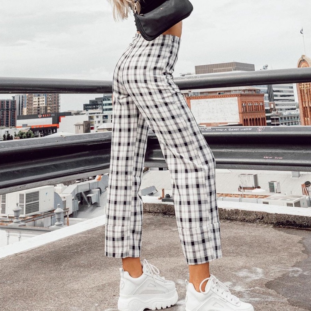 Plaid Checkered Pants